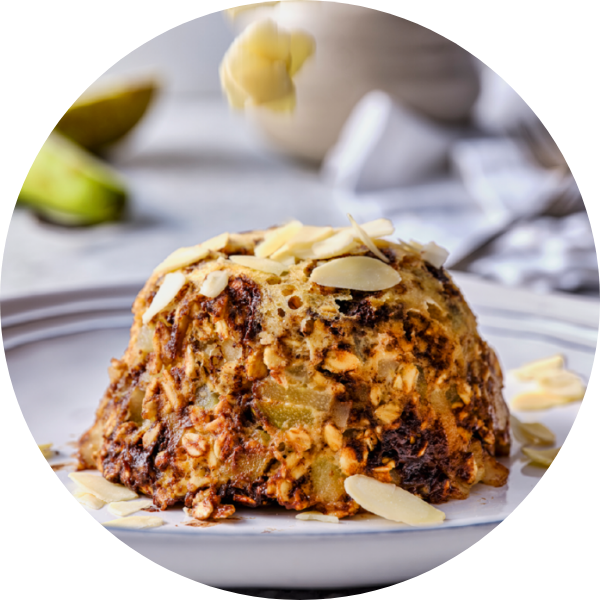 recette Bowl cake poire chocolat